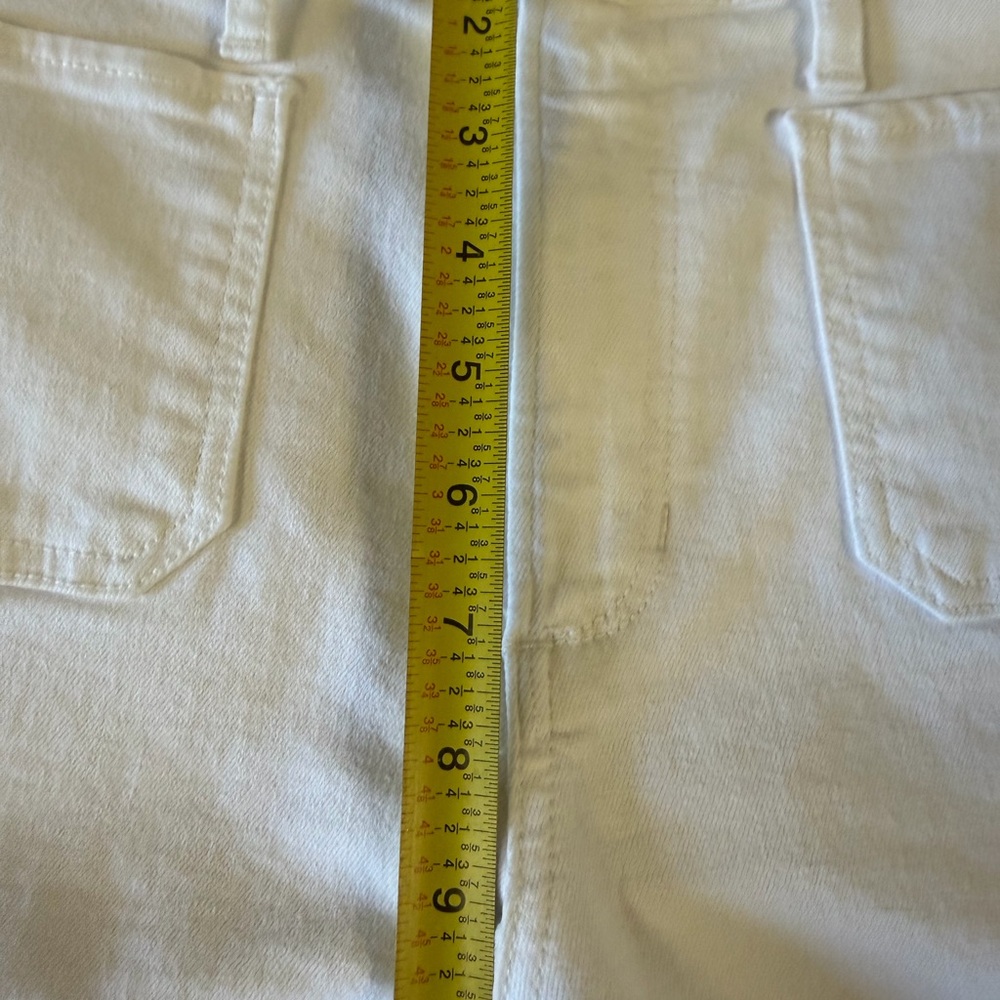 Joe's Jeans White High Rise Flare Jeans Size 25 Patch Pocket - Picture 5 of 8